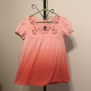 Forever 21 Pink Ombré Top